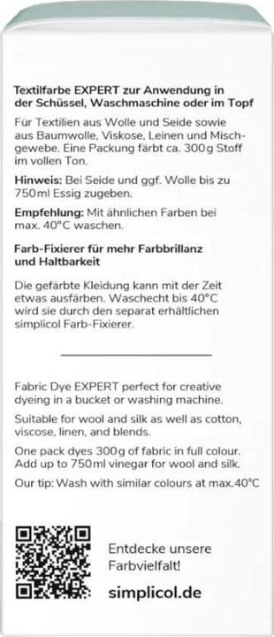 Actual product image Simplicol Textile colour expert (Mint)