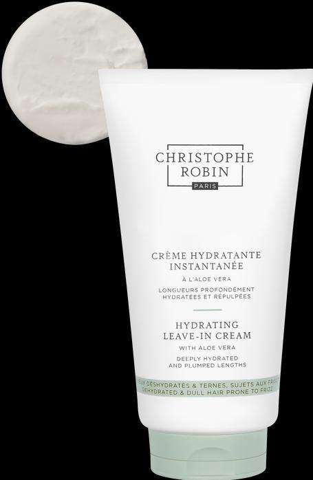 Actual product image Christophe Robin Hydrating Leave-In Cream with Aloe Vera (150 ml)