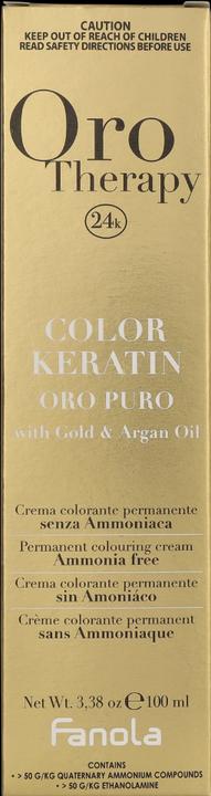 Image du produit Fanola Color Keratin Oro Puro 4/14 Cacao 100ml (4.14)