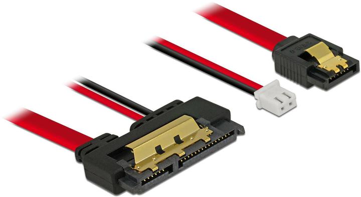 Image du produit Delock Câble SATA et alimentation 2Pin, 10cm