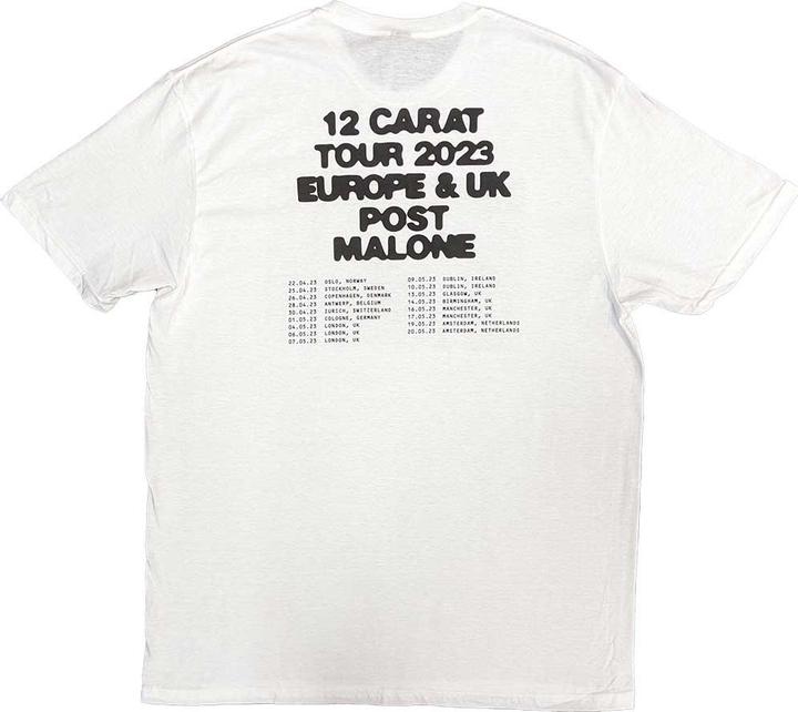 Produktbild Post Malone 2023 Tour TShirt Rückseitiger Aufdruck (L)