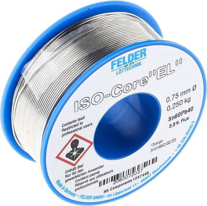 Produktbild Felder Lottechnik Sn60Pb40 EL (Lötkolben)