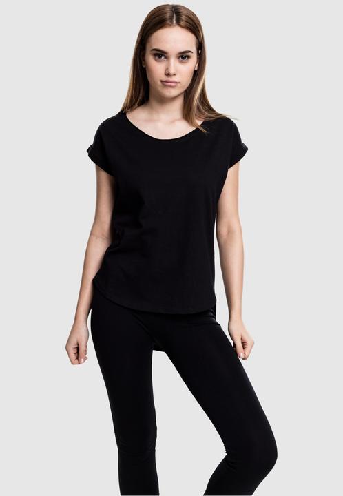 Immagine prodotto Urban Classics Tee lungo posteriore sagomato Slub da donna (S)