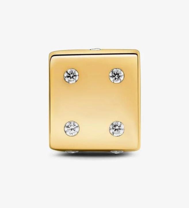 Immagine prodotto Pandora Cubo placcato oro (Dorato, Metallo)