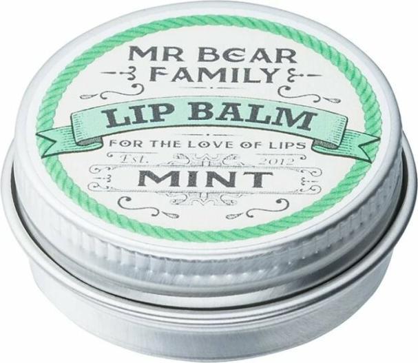 Produktbild Mr. Bear Family Lip Balm Mint (Lippenbalsam, 15 ml)