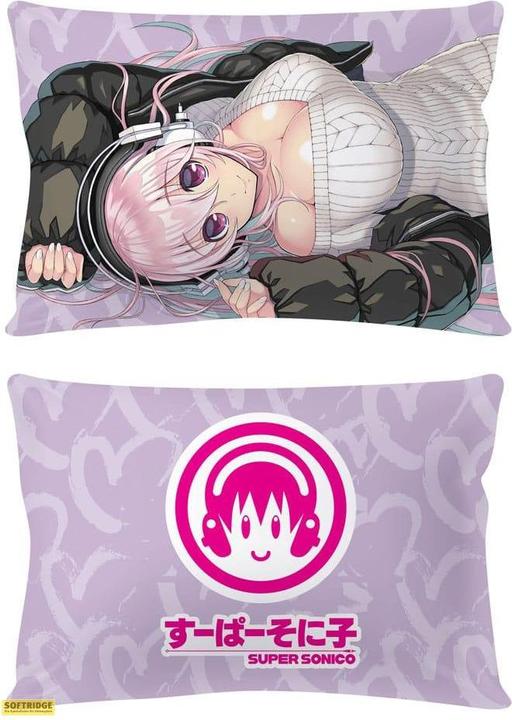 Actual product image POPbuddies Super Sonico Pillow Super Sonico Laying Down 50 x 35 cm (50 x 35 cm)