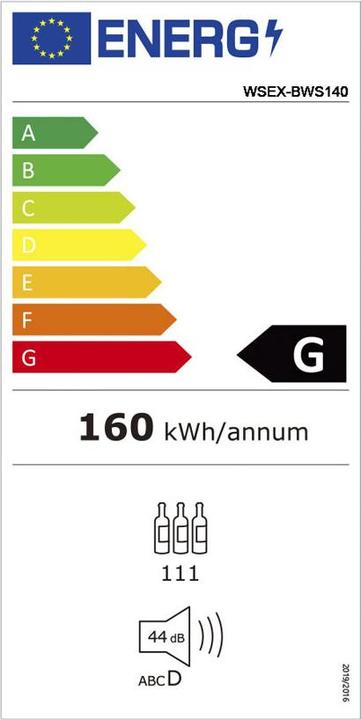 Energie-Label Kibernetik FSP Weinklimaschrank