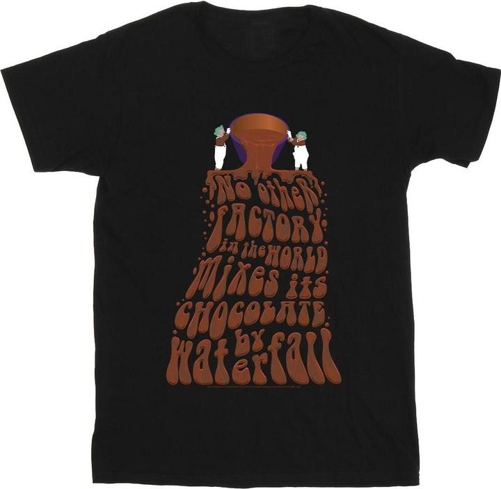 Willy Wonka & the Chocolate Factory Chocolate Waterfall TShirt Jungen