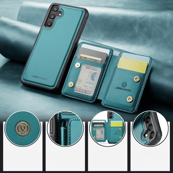 Actual product image Cover-Discount Galaxy A55 - 2-in-1 back cover with credit card holder (Samsung Galaxy A55)