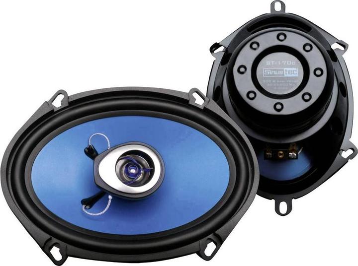 Image du produit Sinustec Haut-parleur coaxial 2 voies à encastrer (300 W, 18 cm, 5 x 7")