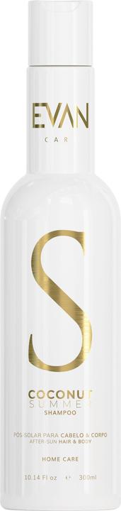 Image du produit Evan Shampooing d'été à la noix de coco pour les cheveux et le corps 300 ml (300 ml, Shampoing liquide)