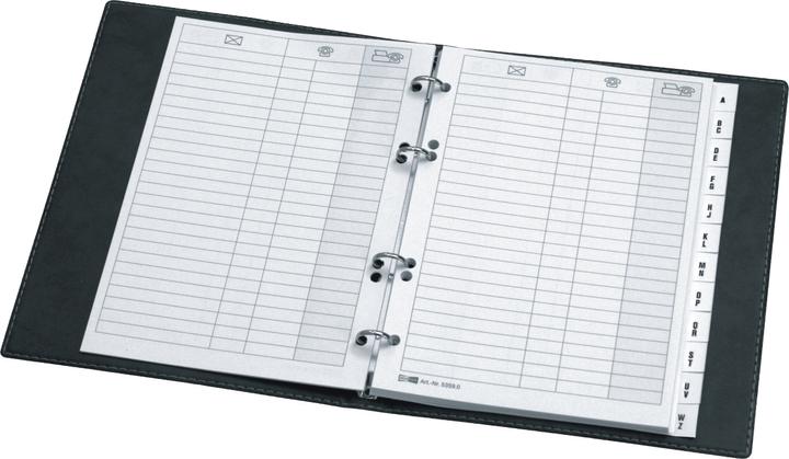 Produktbild Veloflex Adress-Ringbuch Exquisit schwarz (Harter Einband)