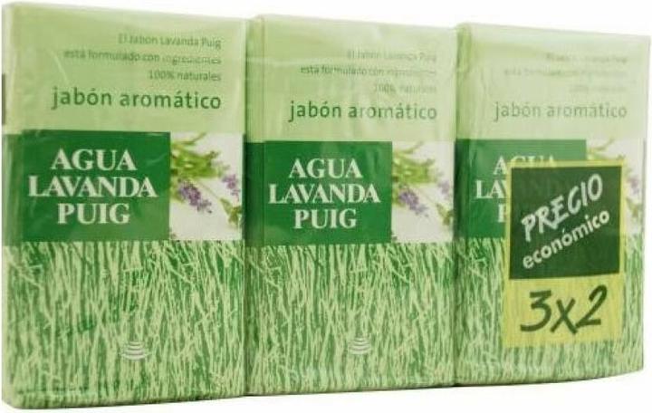 Actual product image Antonio Puig Agua Lavanda Puig Soap Hand Soap 3x125 g (refill)