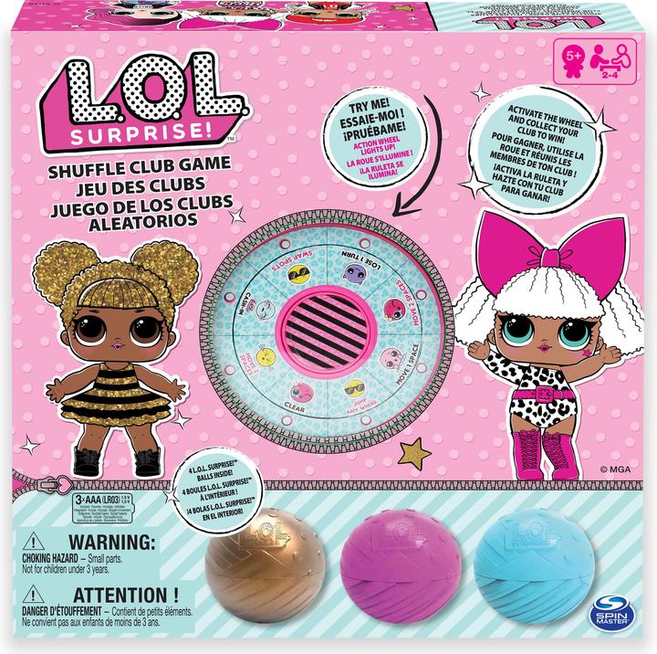 Actual product image Spin Master CARDINAL GAMES game LOL Surprise Shuffle Club Game, 6053187