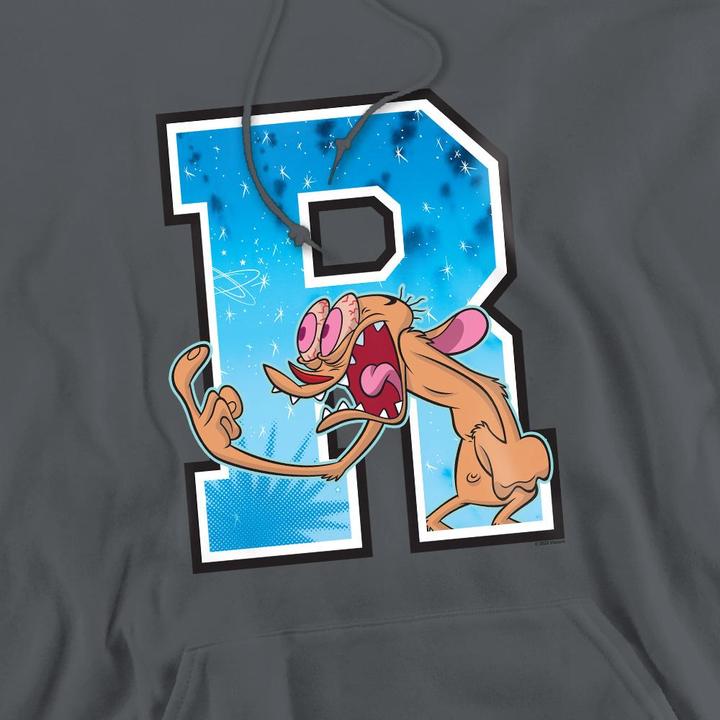Immagine prodotto Ren & Stimpy R Is For Ren Felpa con Cappuccio Uomo (L)