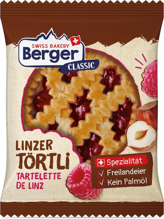 Image du produit Berger Tartelettes de Linzer (10 pcs, 74 g)