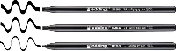 Actual product image Edding 1255 (Black, 5 mm, 3 x)