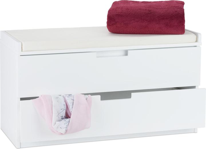 Immagine prodotto Relaxdays Panca con 2 scomparti (87 cm)