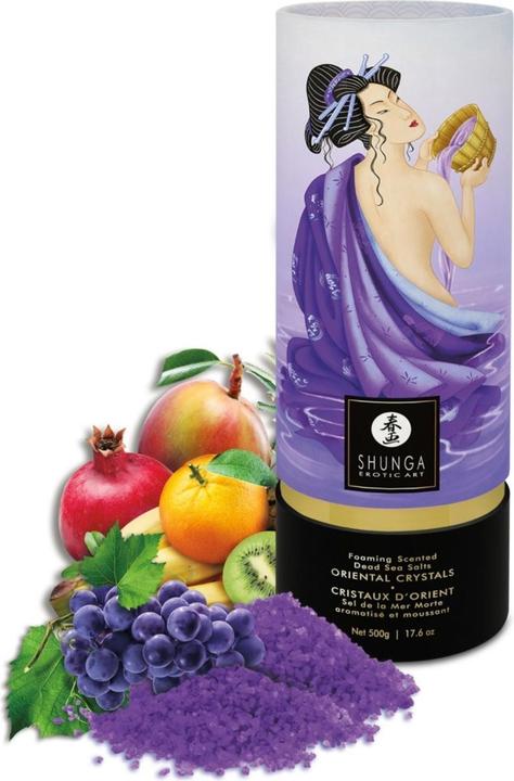 Actual product image Shunga Oriental Crystals Bath Salts Exotic Fruits 500 gram (Bath pearls)