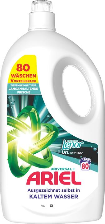 Produktbild Ariel Touch Of Lenor Unstoppables (80 Waschgänge, Flüssigwaschmittel)