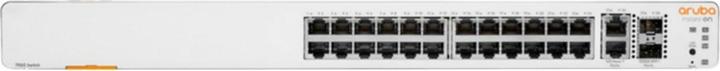 Actual product image HPE E Aruba Instant On 1960 Switch 2 XGT, 2 SFP+ Ports, 1U, Layer 2+, Plug and Play, True Stacki (24 Ports)