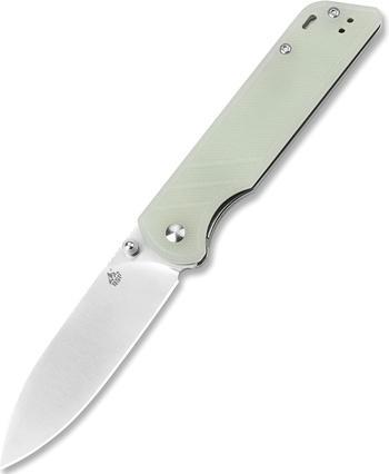 Actual product image QSP Knife Parrot V2 G-10 Jade (8.20 cm)