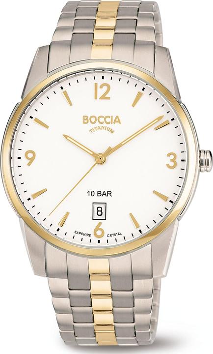 Produktbild Boccia 3632-02 Herrenuhr Titanium 40mm 10ATM (Sportuhr, 39 mm)