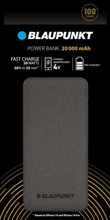 Produktbild Blaupunkt Powerbank 20000 mAh (20000 mAh, 20 W, 20 Wh)