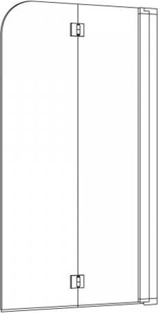 Koralle Porte battante corail myDay BF2A R 132, 1305-1325x1400mm (94.30 cm, 208.80 cm, 16.60 cm)