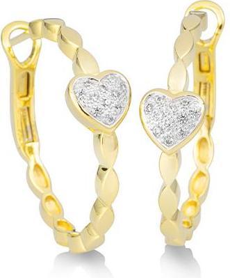 Breuning OHRSCHMUCK - BRILL. 0,165 Ct. H/si (750/18 K Gold)