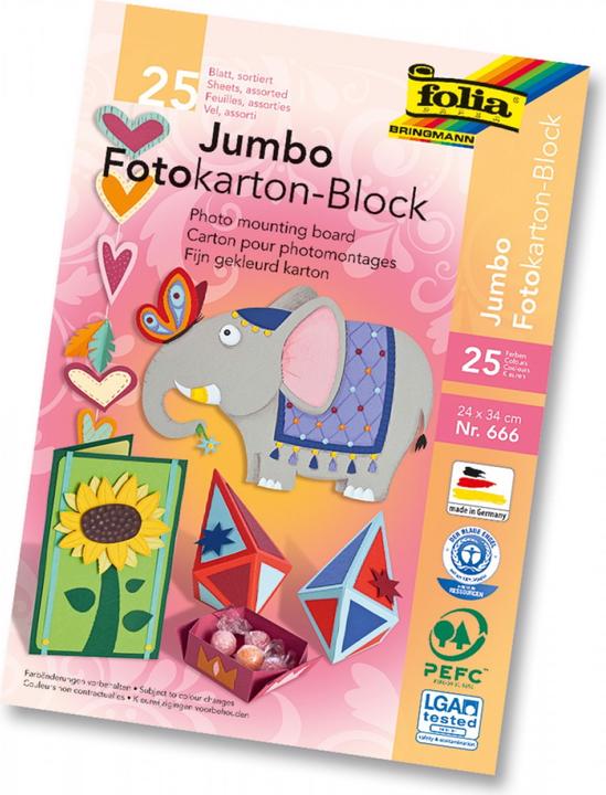 Actual product image Folia Photo cardboard block (300 g/m², 25 x)