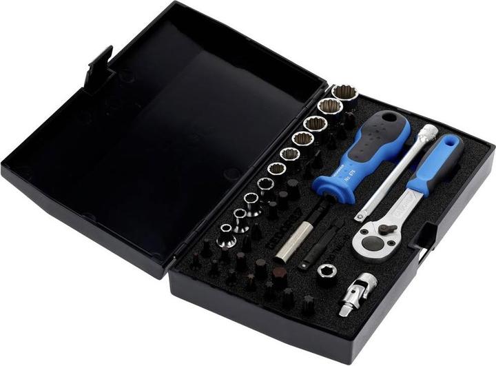 Actual product image Gedore D 20 TMU-10 Socket spanner set 1/4" 39 pieces UD-IN-IS-PH-PZ-TX (6 mm, 12 mm, 10 mm, 7 mm, 11 mm, 5 mm, 8 mm, 9 mm, 13 mm, 4 mm)