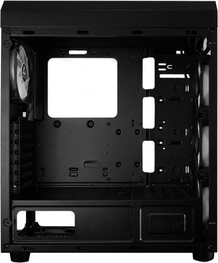 Actual product image Chieftec Scorpion III (black, tempered glass) (Mini-ITX, mATX)