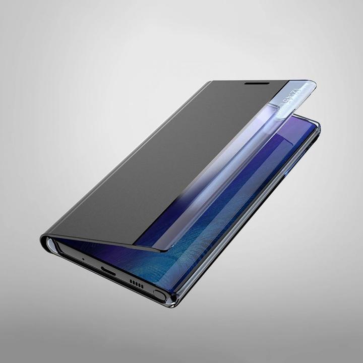 Produktbild Hurtel Neues Sleep View Case mit Klappe und Ständer für Samsung Galaxy A35 – blau (Samsung Galaxy A35)