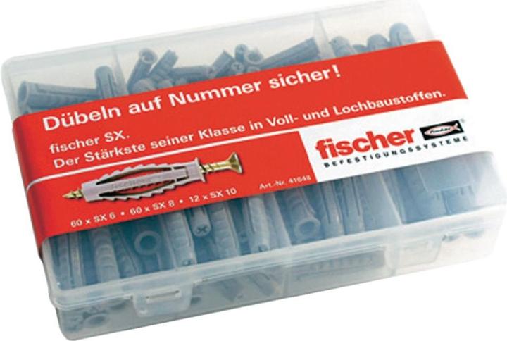Fischer Master Box SX Dowels (132 pcs.)