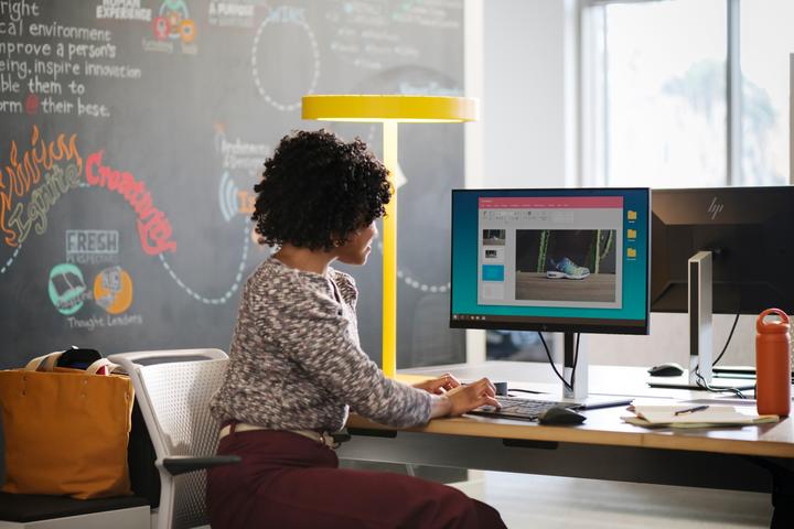 Actual product image HP E24 G4 (1920 x 1080 pixels, 23.80")