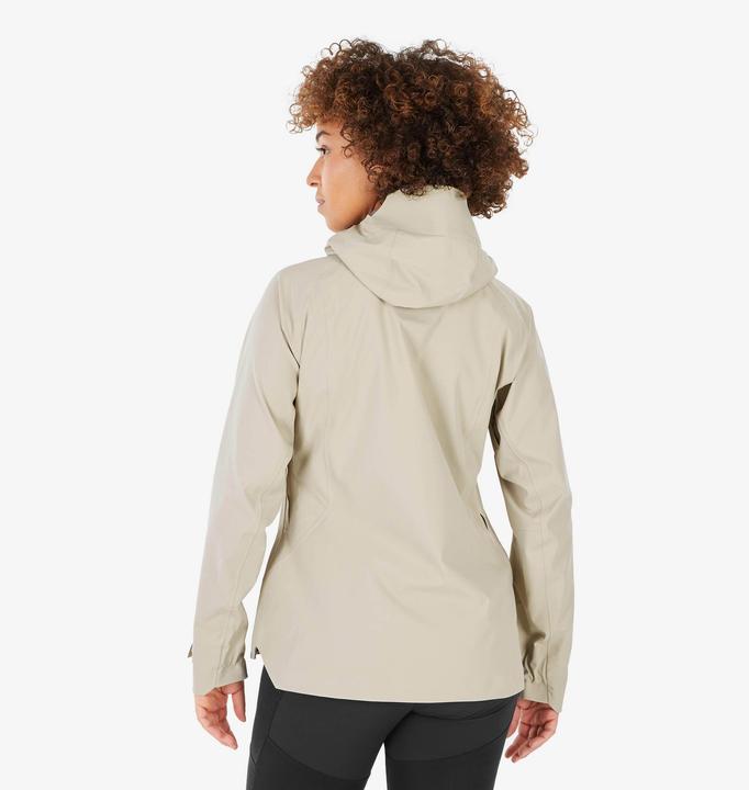 Immagine prodotto Quechua Giacca da trekking da donna impermeabile per escursioni in montagna - MH500 beige (L)