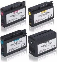 Image du produit Inkadoo Cartouche d'imprimante compatible multipack en remplacement des cartouches HP 932XL / 933XL (CF)