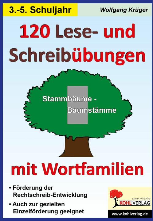Energie-Label 120 Lese- und Schreibübungen mit Wortfamilien (Deutsch, Wolfgang Krüger, 2007)