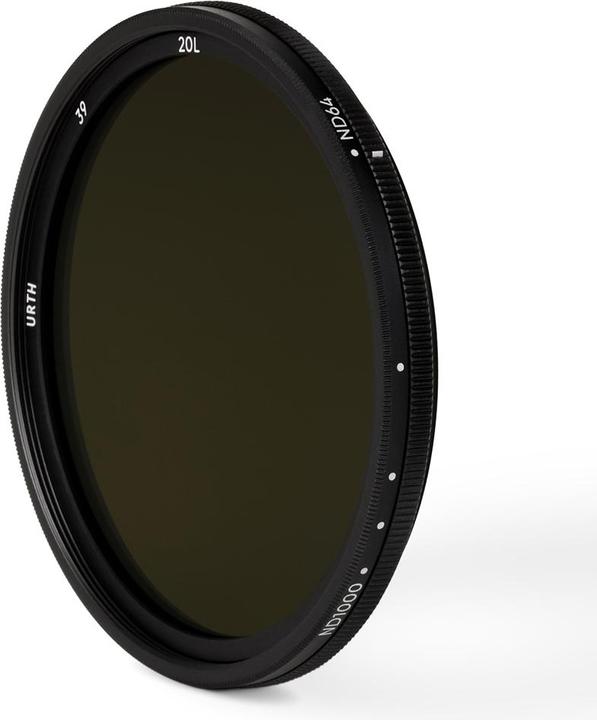 Actual product image Urth 39mm ND64 1000 (6 10 Stop) Variable ND Lens Filter (Plus+) (Neutral density filter, 39 mm)