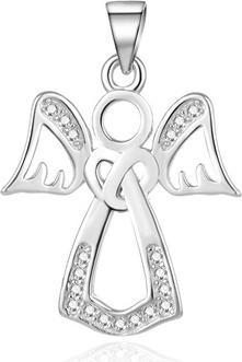 Beneto Timeless silver pendant Angel AGH234 (L)
