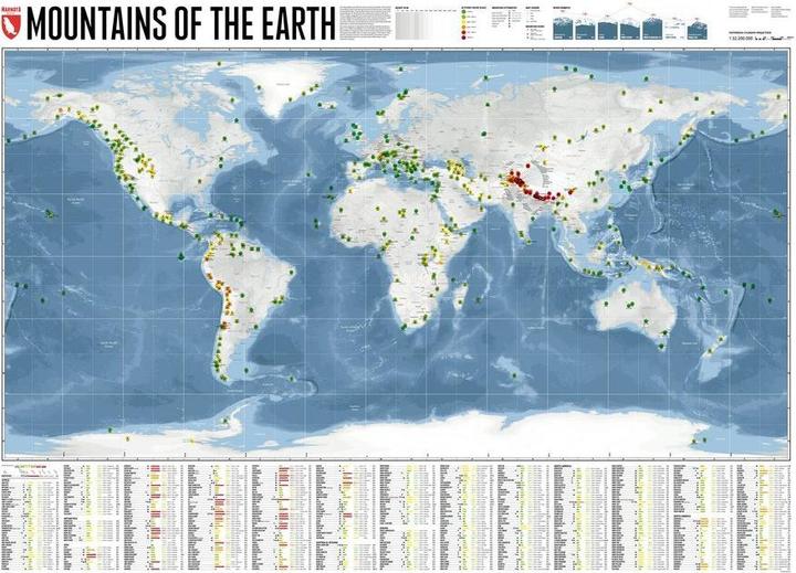 Actual product image Mountains of the Earth