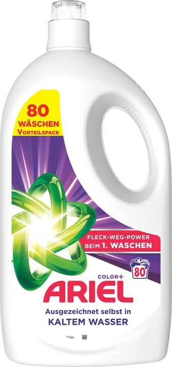 Actual product image Ariel Color+ (80 Washing cycles, Liquid detergent)