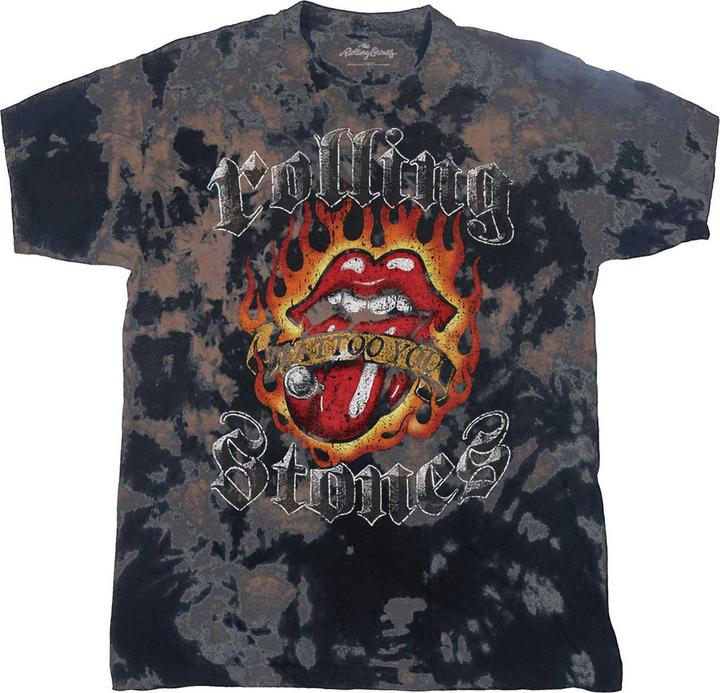 Immagine prodotto The Rolling Stones Maglietta Tattoo Flames (128)