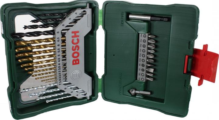 Actual product image Bosch Zubehör X-Line Titanium Drill and Screwdriver Set, 30 pieces (6 mm, 6.5 mm, 7 mm, 8 mm, 3 mm, 3.5 mm, 4 mm, 4.5 mm, 5 mm, 5.5 mm, 1.5 mm, 2 mm, 2.5 mm)