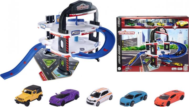 Actual product image Majorette Urban garage met 5 car's