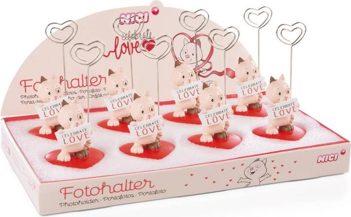 Produktbild NICI Fotohalter Celebrate Love 11cm rot