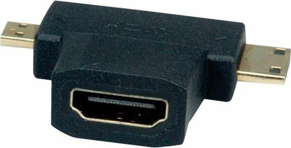 Actual product image Value HDMI adapter with Ethernet - HDMI female to (HDMI)