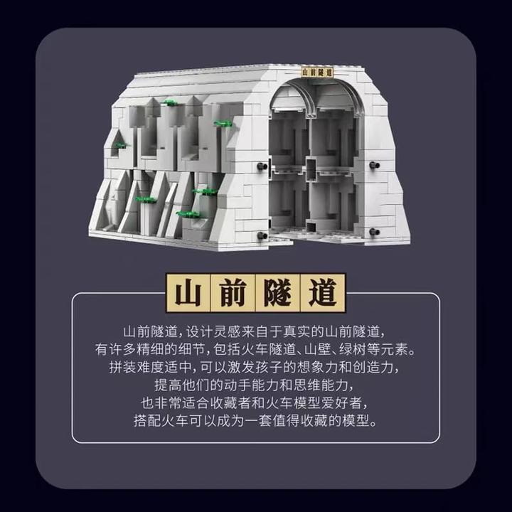 Actual product image Mould King Steam locomotive 4-4-0