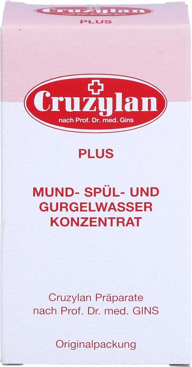Produktbild Cruzylan Plus Mund- Spül- und Gurgelwasserkonzentrat, 50 ml Lösung (50 ml, Mundwasser)